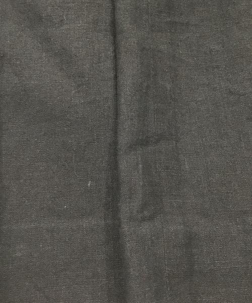 MaxMara（マックスマーラ）MaxMara (マックスマーラ) リネンセンタープレスパンツ ブラック サイズ:34の古着・服飾アイテム