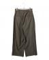 anuke (アンヌーク) Panel Wide Pants ブラウン サイズ:SIZE 38：5000円
