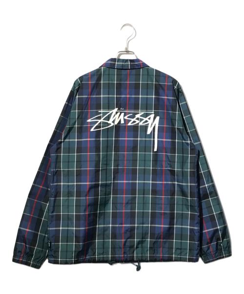 stussy（ステューシー）stussy (ステューシー) チェック柄クルーズコーチジャケット マルチカラー サイズ:Mの古着・服飾アイテム