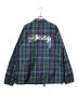 stussy (ステューシー) チェック柄クルーズコーチジャケット マルチカラー サイズ:M：12000円