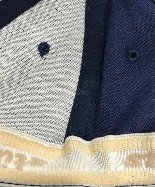 stussy（ステューシー）stussy (ステューシー) キャップ/90’S ロゴ刺繍キャップ ネイビーの古着・服飾アイテム