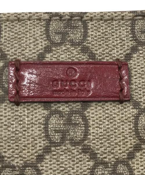 GUCCI（グッチ）GUCCI (グッチ) GGプラス・ミニハンドバッグ ブラウンの古着・服飾アイテム