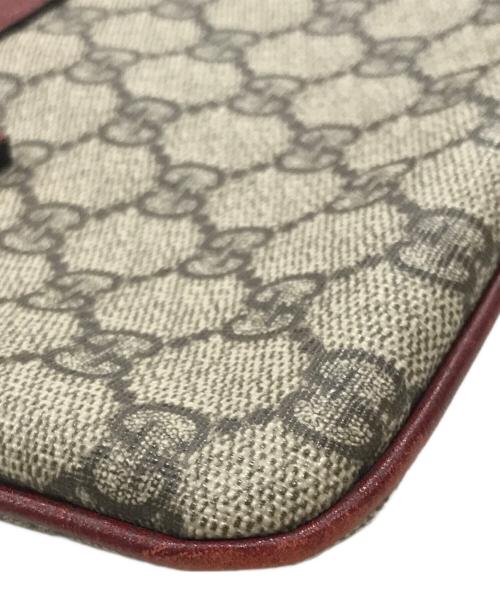 GUCCI（グッチ）GUCCI (グッチ) GGプラス・ミニハンドバッグ ブラウンの古着・服飾アイテム