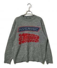 Hysteric Glamour（ヒステリックグラマー）の古着「HG COMBO編込 セーター」｜グレー