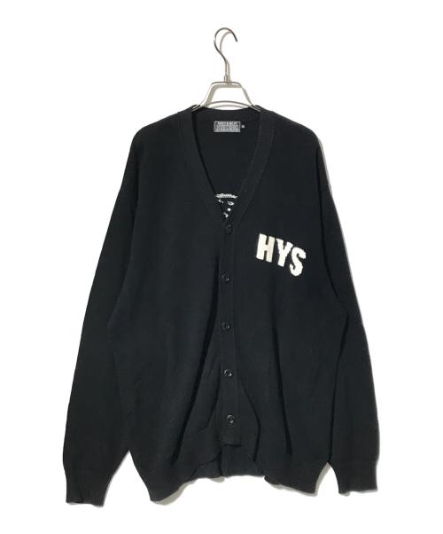 Hysteric Glamour（ヒステリックグラマー）Hysteric Glamour (ヒステリックグラマー) EVIL WOMAN編込 カーディガン ブラック サイズ:XLの古着・服飾アイテム