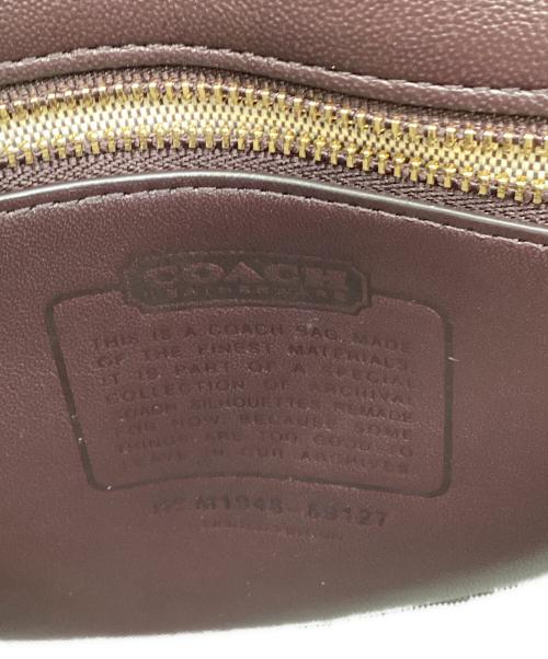 COACH（コーチ）COACH (コーチ) グローブレザークロスボディバッグ パープルの古着・服飾アイテム