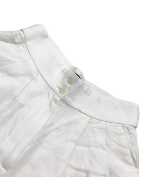 massimo Dutti（マッシモドゥッティ）Massimo Dutti (マッシモドゥッティ) リネンレーヨンワイドパンツ ホワイト サイズ:34の古着・服飾アイテム
