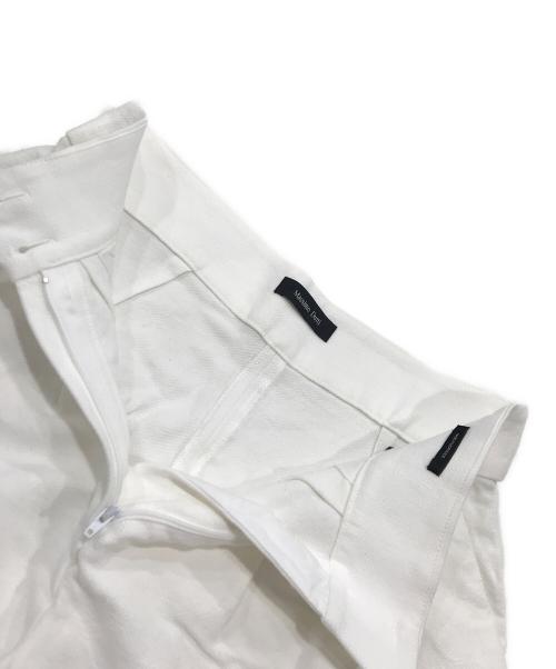 massimo Dutti（マッシモドゥッティ）Massimo Dutti (マッシモドゥッティ) リネンレーヨンワイドパンツ ホワイト サイズ:34の古着・服飾アイテム