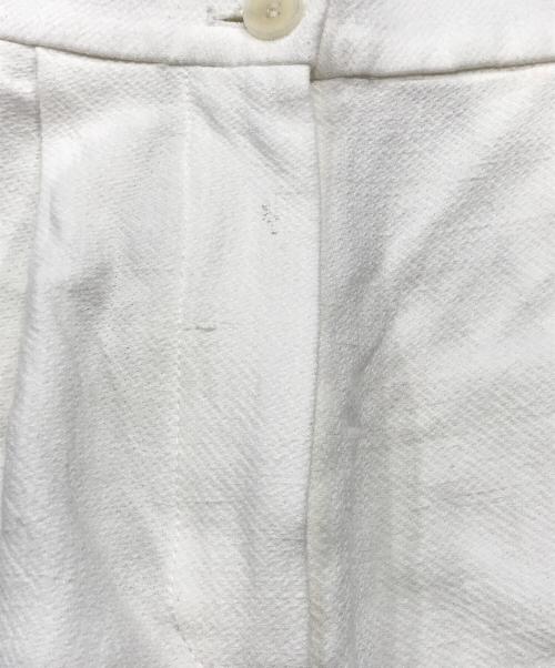massimo Dutti（マッシモドゥッティ）Massimo Dutti (マッシモドゥッティ) リネンレーヨンワイドパンツ ホワイト サイズ:34の古着・服飾アイテム
