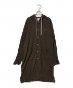 Vivienne Westwood manヴィヴィアン ウェストウッド マン）の古着「フーデッドロングカーディガン」｜ブラウン