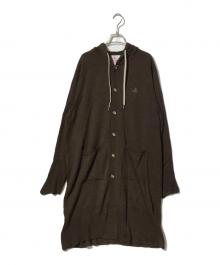 Vivienne Westwood man（ヴィヴィアン ウェストウッド マン）の古着「フーデッドロングカーディガン」｜ブラウン