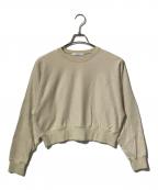ETRE TOKYOエトレトウキョウ）の古着「コンパクトスウェットシャツ」｜ベージュ