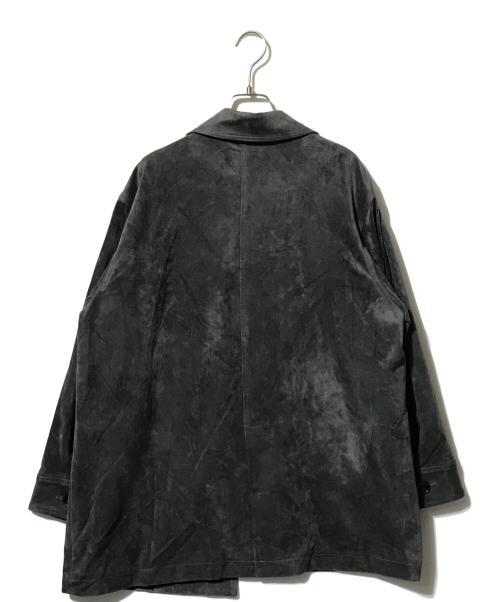 RAY BEAMS（レイ ビームス）RAY BEAMS (レイ ビームス) フェイク スエード ハーフ コート グレー サイズ:1の古着・服飾アイテム