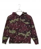 maison kitsuneメゾンキツネ）の古着「カモ フォックス リラックス フーディー」｜ボルドー