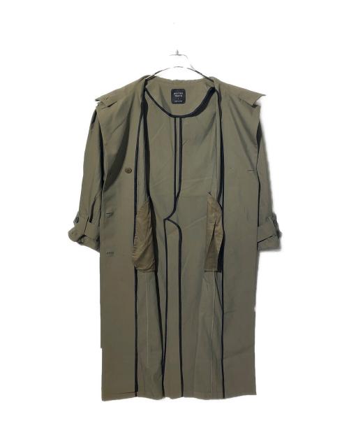 UNITED TOKYO（ユナイテッドトーキョー）UNITED TOKYO (ユナイテッドトーキョー) スタンドカラーロングコート カーキ サイズ:SIZE 1の古着・服飾アイテム