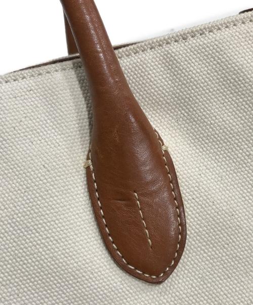 RALPH LAUREN（ラルフローレン）RALPH LAUREN (ラルフローレン) トートバッグ/キャンバストートバッグ アイボリーの古着・服飾アイテム