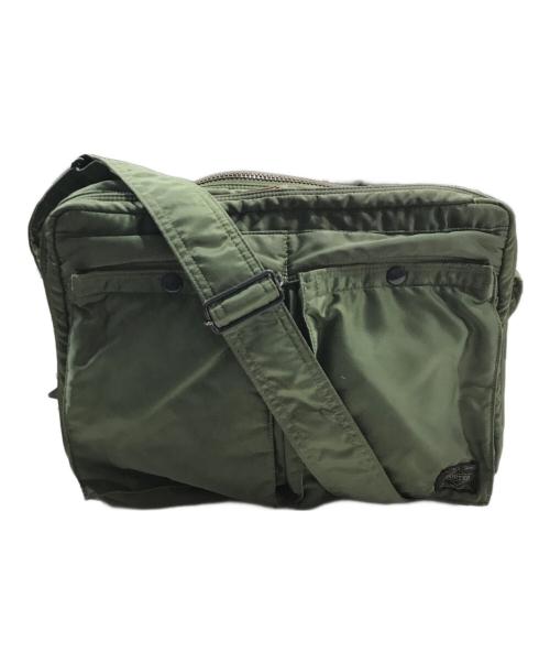 PORTER（ポーター）PORTER (ポーター) TANKER  SHOULDER BAG グリーンの古着・服飾アイテム