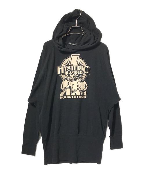Hysteric Glamour（ヒステリックグラマー）Hysteric Glamour (ヒステリックグラマー) モモンガパーカー ブラック サイズ:FREEの古着・服飾アイテム