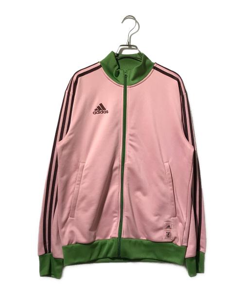 adidas（アディダス）adidas (アディダス) トラックジャケット ピンク サイズ:Mの古着・服飾アイテム