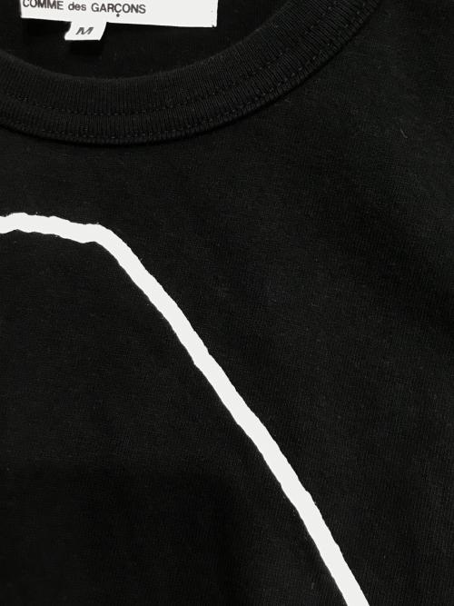 PLAY COMME des GARCONS（プレイコムデギャルソン）PLAY COMME des GARCONS (プレイコムデギャルソン) 逆さまハートTシャツ ブラック サイズ:Mの古着・服飾アイテム