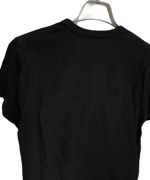 PLAY COMME des GARCONS（プレイコムデギャルソン）PLAY COMME des GARCONS (プレイコムデギャルソン) 逆さまハートTシャツ ブラック サイズ:Mの古着・服飾アイテム