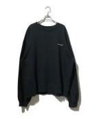 ADER errorアーダーエラー）の古着「クルーネックスウェット」｜ブラック