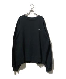 ADER error（アーダーエラー）の古着「クルーネックスウェット」｜ブラック