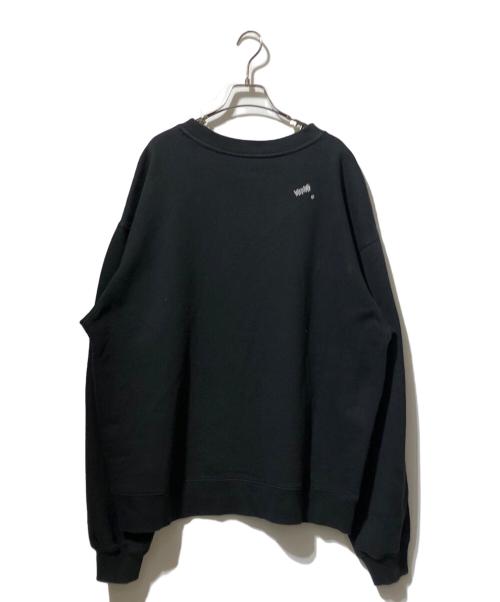 ADER error（アーダーエラー）ADER error (アーダーエラー) クルーネックスウェット ブラック サイズ:3の古着・服飾アイテム