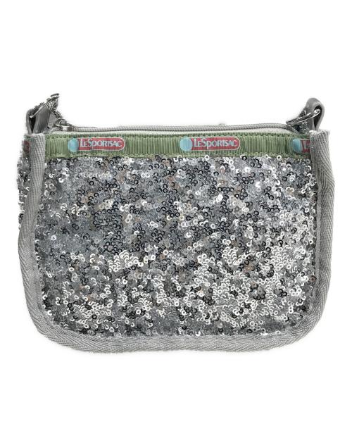 LeSportsac（レスポートサック）LeSportsac (レスポートサック) 2WAYチェーンミニバッグ シルバーの古着・服飾アイテム