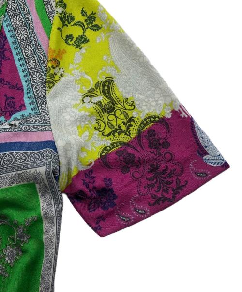 ETRO（エトロ）ETRO (エトロ) 総柄ワンピース/カットソードレス グリーン サイズ:44の古着・服飾アイテム