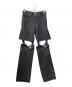 PAMEO POSE（パメオポーズ）の古着「Cowboy Pants」｜ブラック