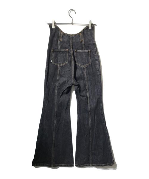 PAMEO POSE（パメオポーズ）PAMEO POSE (パメオポーズ) Alien Leg Denim Pants/ハイウエストフレアデニムパンツ グレー サイズ:Sの古着・服飾アイテム