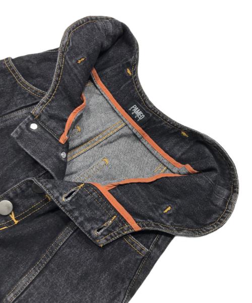 PAMEO POSE（パメオポーズ）PAMEO POSE (パメオポーズ) Alien Leg Denim Pants/ハイウエストフレアデニムパンツ グレー サイズ:Sの古着・服飾アイテム