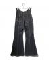 PAMEO POSE (パメオポーズ) Alien Leg Denim Pants/ハイウエストフレアデニムパンツ グレー サイズ:S：8000円