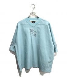 BREATH（ブレス）の古着「FAUX LEATHER GAME SHIRT」｜ブルー