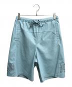 BREATHブレス）の古着「FAUX LEATHER SHORTS」｜ブルー