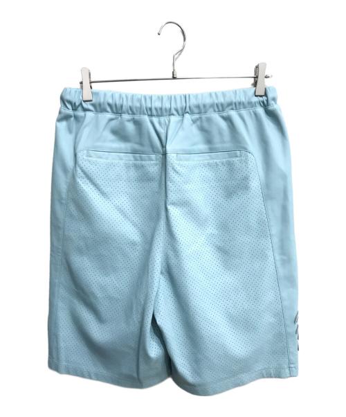 BREATH（ブレス）BREATH (ブレス) FAUX LEATHER SHORTS ブルー サイズ:Mの古着・服飾アイテム