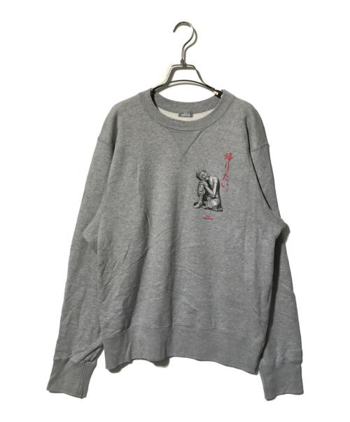 kolor/BEACON（カラービーコン）kolor/BEACON (カラービーコン) プリントスウェット グレー サイズ:3の古着・服飾アイテム
