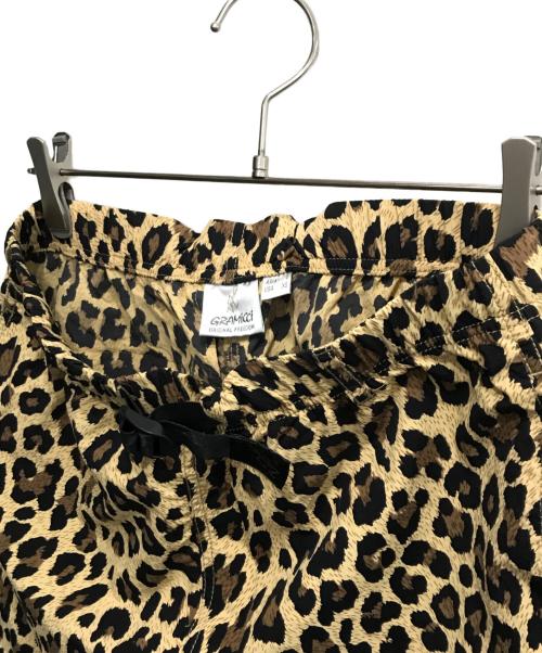 GRAMICCI（グラミチ）GRAMICCI (グラミチ) レオパード柄クライミングショーツ ベージュ×ブラック サイズ:Sの古着・服飾アイテム