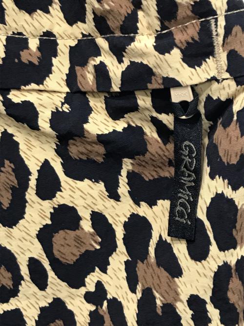 GRAMICCI（グラミチ）GRAMICCI (グラミチ) レオパード柄クライミングショーツ ベージュ×ブラック サイズ:Sの古着・服飾アイテム