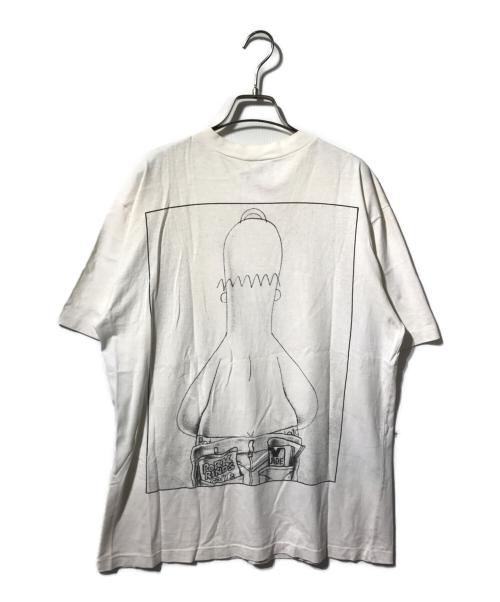 The Simpsons（ザ シンプソンズ）THE SIMPSONS (ザ シンプソンズ) グラフィックTシャツ ホワイト サイズ:Lの古着・服飾アイテム