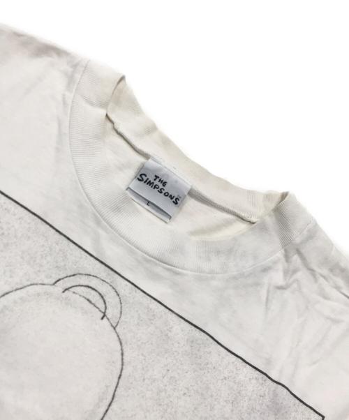 The Simpsons（ザ シンプソンズ）THE SIMPSONS (ザ シンプソンズ) グラフィックTシャツ ホワイト サイズ:Lの古着・服飾アイテム