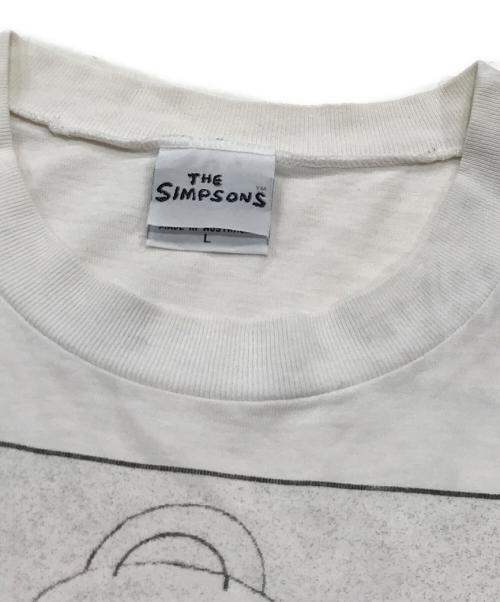 The Simpsons（ザ シンプソンズ）THE SIMPSONS (ザ シンプソンズ) グラフィックTシャツ ホワイト サイズ:Lの古着・服飾アイテム