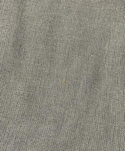 ISSEY MIYAKE（イッセイミヤケ）ISSEY MIYAKE (イッセイミヤケ) ノーカラーリネンジャケット ブラウン サイズ:Mの古着・服飾アイテム