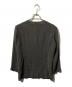 ISSEY MIYAKE (イッセイミヤケ) ノーカラーリネンジャケット ブラウン サイズ:M：6000円
