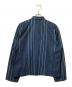 ISSEY MIYAKE PERMANENTE (イッセイミヤケ ペルマネンテ) バンドカラーデザインシャツ ネイビー サイズ:M：10000円