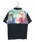FRED PERRY (フレッドペリー) RAF SIMONS (ラフシモンズ) バッグフォトプリントポロシャツ ブラック サイズ:L：10000円
