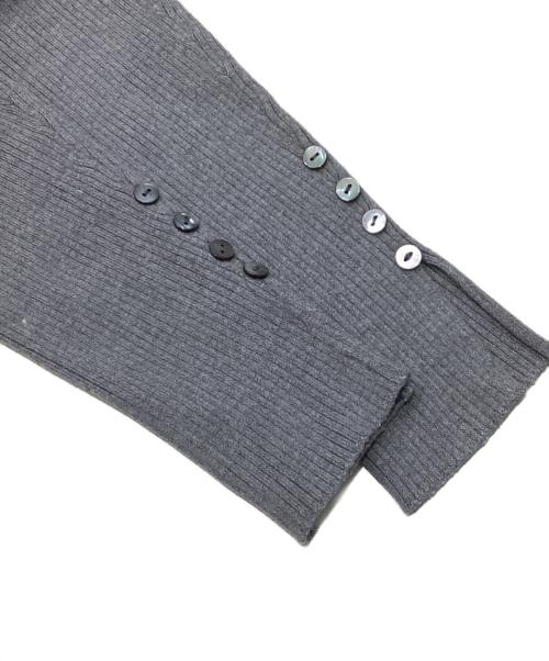 FRAY ID（フレイ アイディー）FRAY ID (フレイ アイディー) ニットドッキングワンピース グレー サイズ:1の古着・服飾アイテム