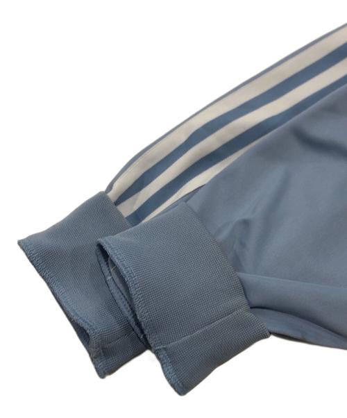 adidas（アディダス）adidas (アディダス) トラックジャケット/スタンドカラーブルゾン スカイブルー サイズ:Mの古着・服飾アイテム