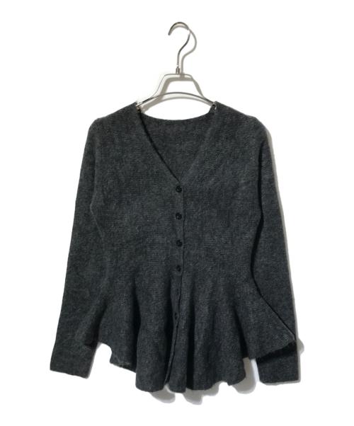 PLUS OTO.HA（プラスオトハ）PLUS OTO.HA (プラスオトハ) ペプラムセットアップ グレー サイズ:表記無しの古着・服飾アイテム